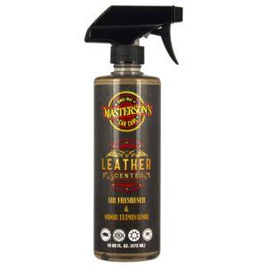 leather scented air freshener & odor eliminator
