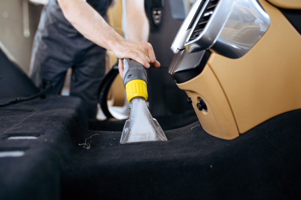 Professional Vacuuming Auto Detailing Service at OCDetailing Lumberton NC