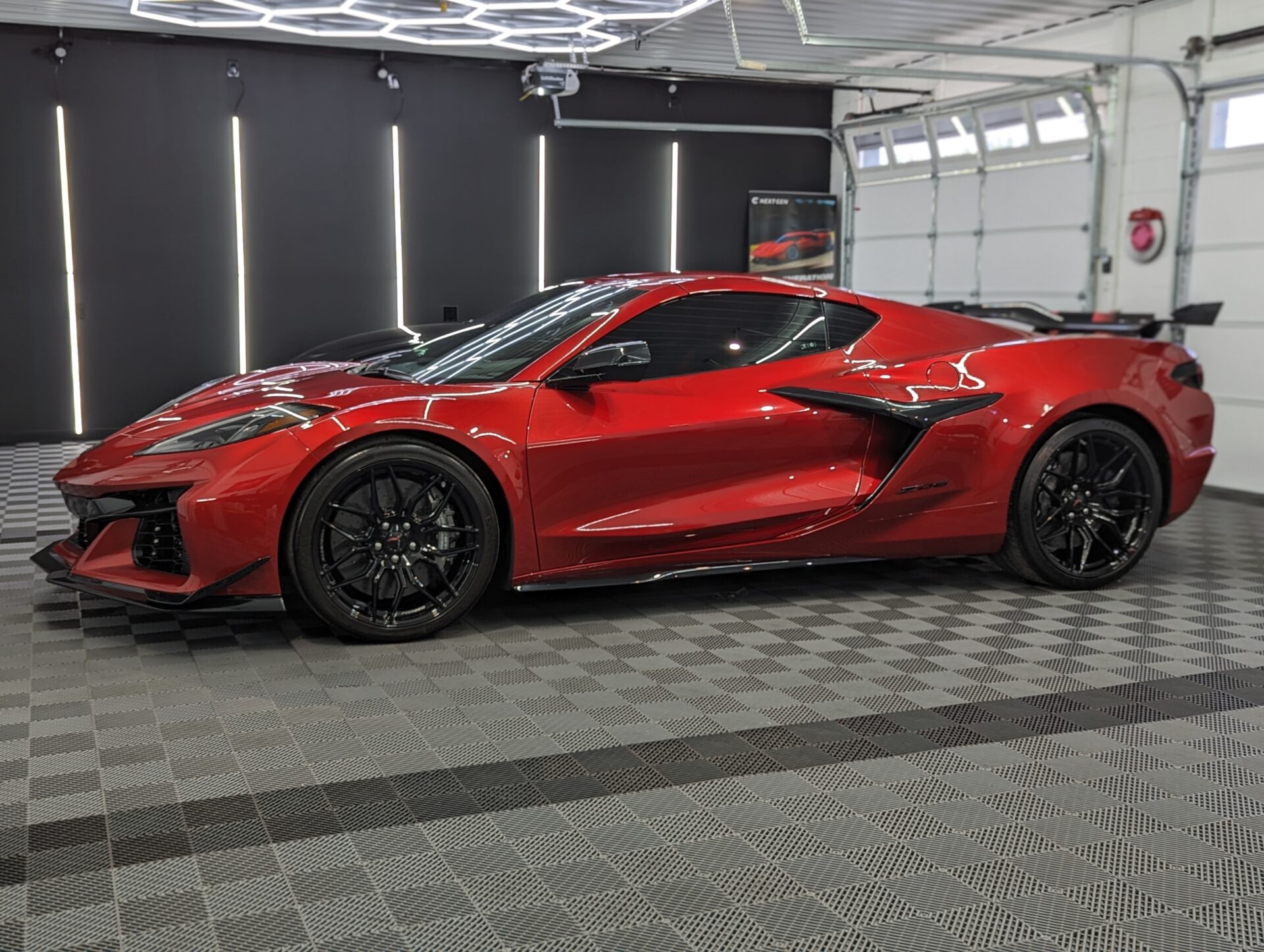 c8 corvette clear bra paint protection film ppf