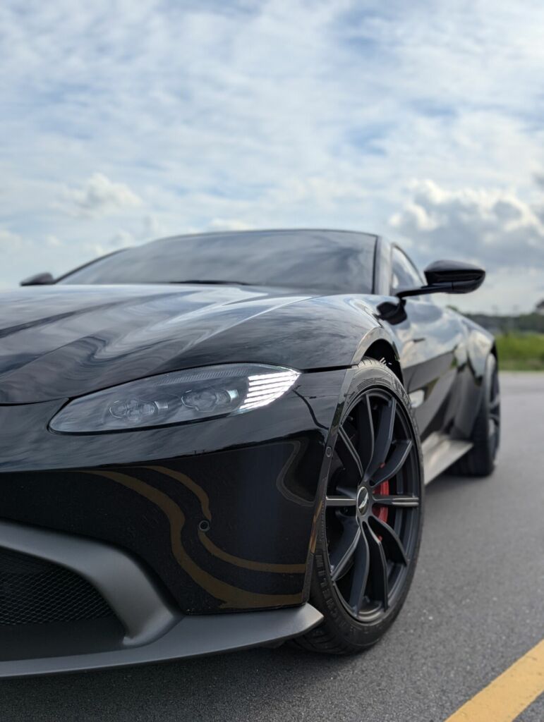ceramic coating on aston martin in lumberton