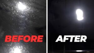 before and after of water spot removal