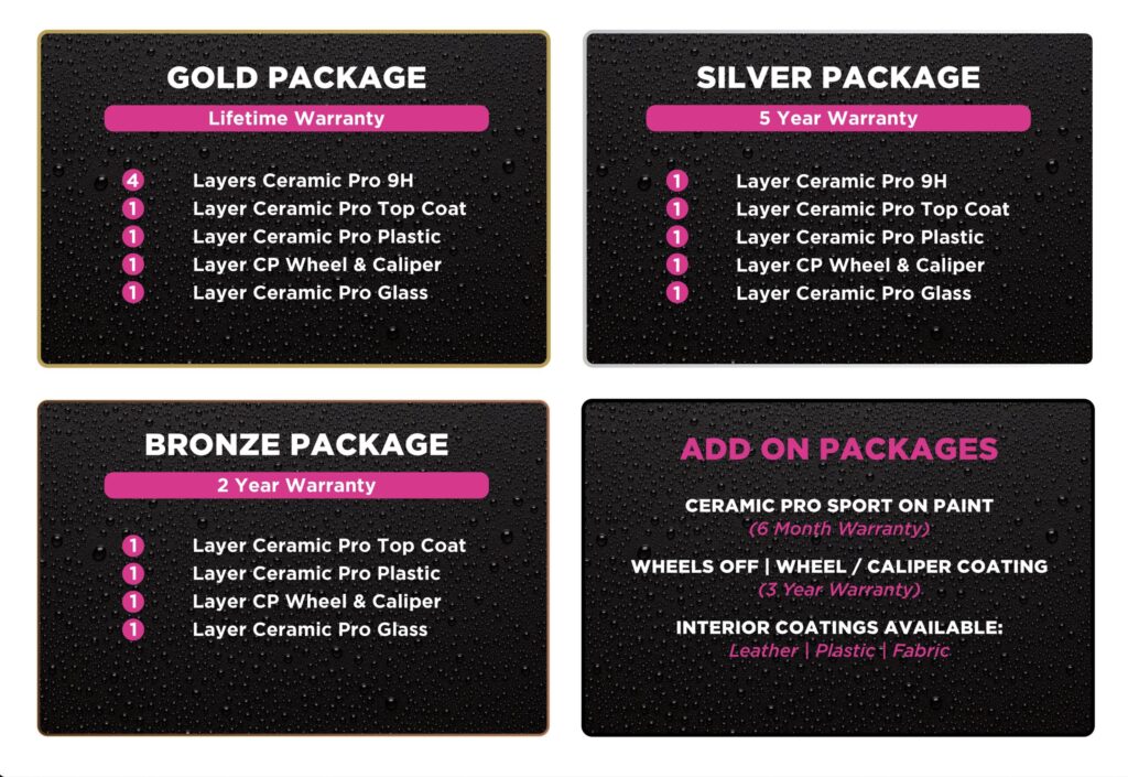 ceramic pro packages at ocdetailing