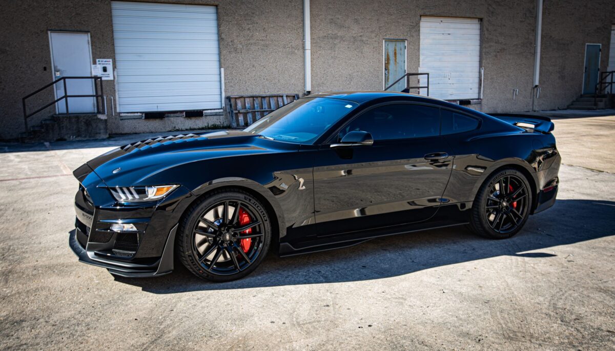 black mustang ceramic coating